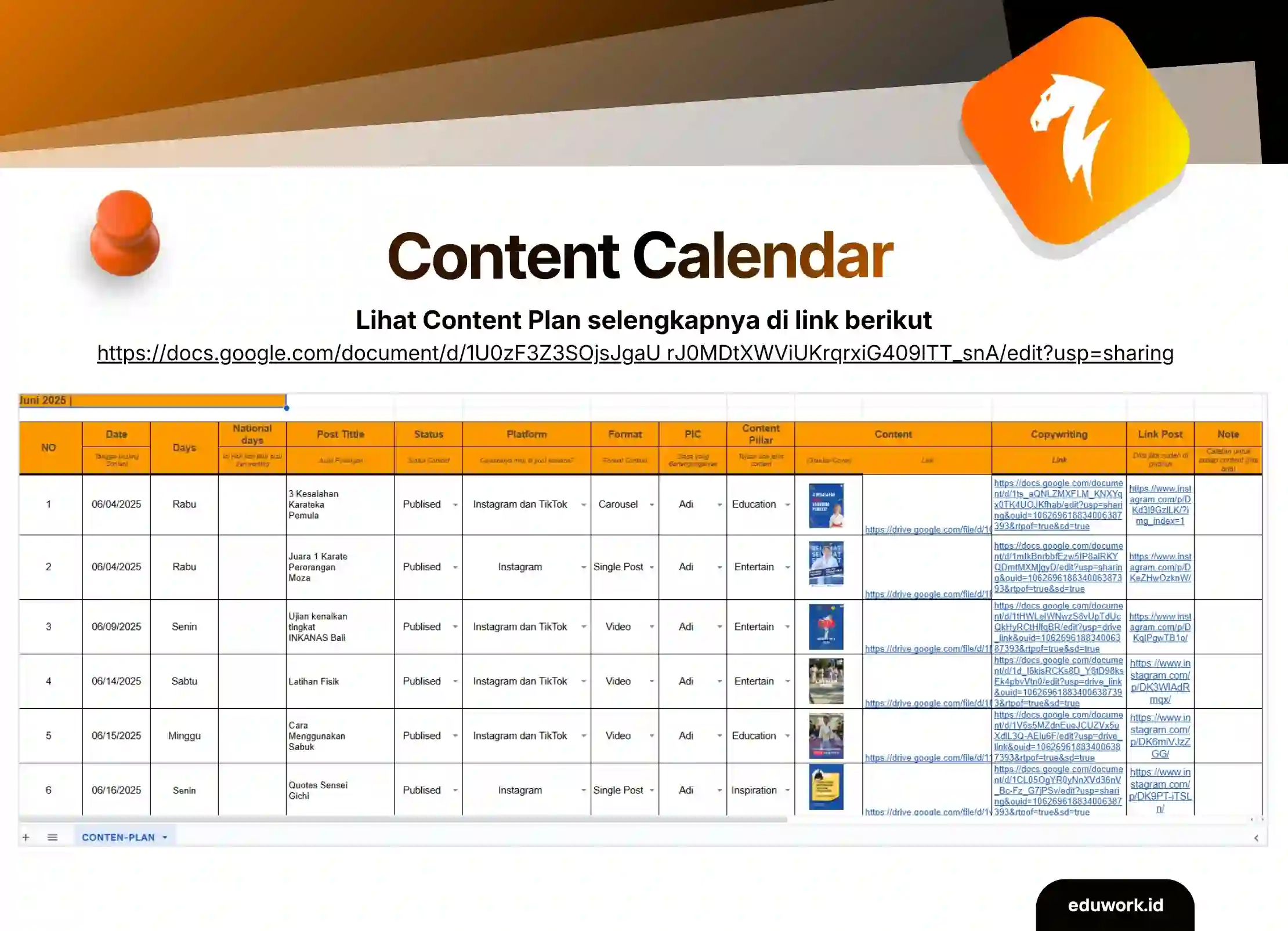 Content Calendar